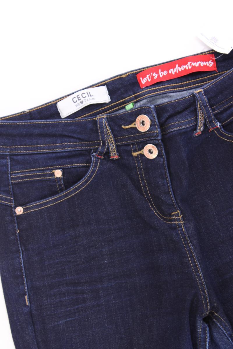 Cecil Skinny Jeans Gr. W28 blau aus Baumwolle
