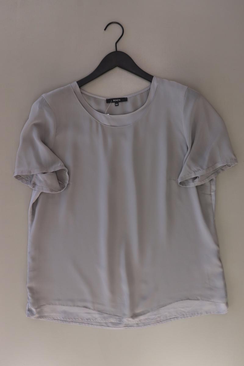 Bonita Kurzarmbluse Gr. 44 neuwertig grau aus Polyester
