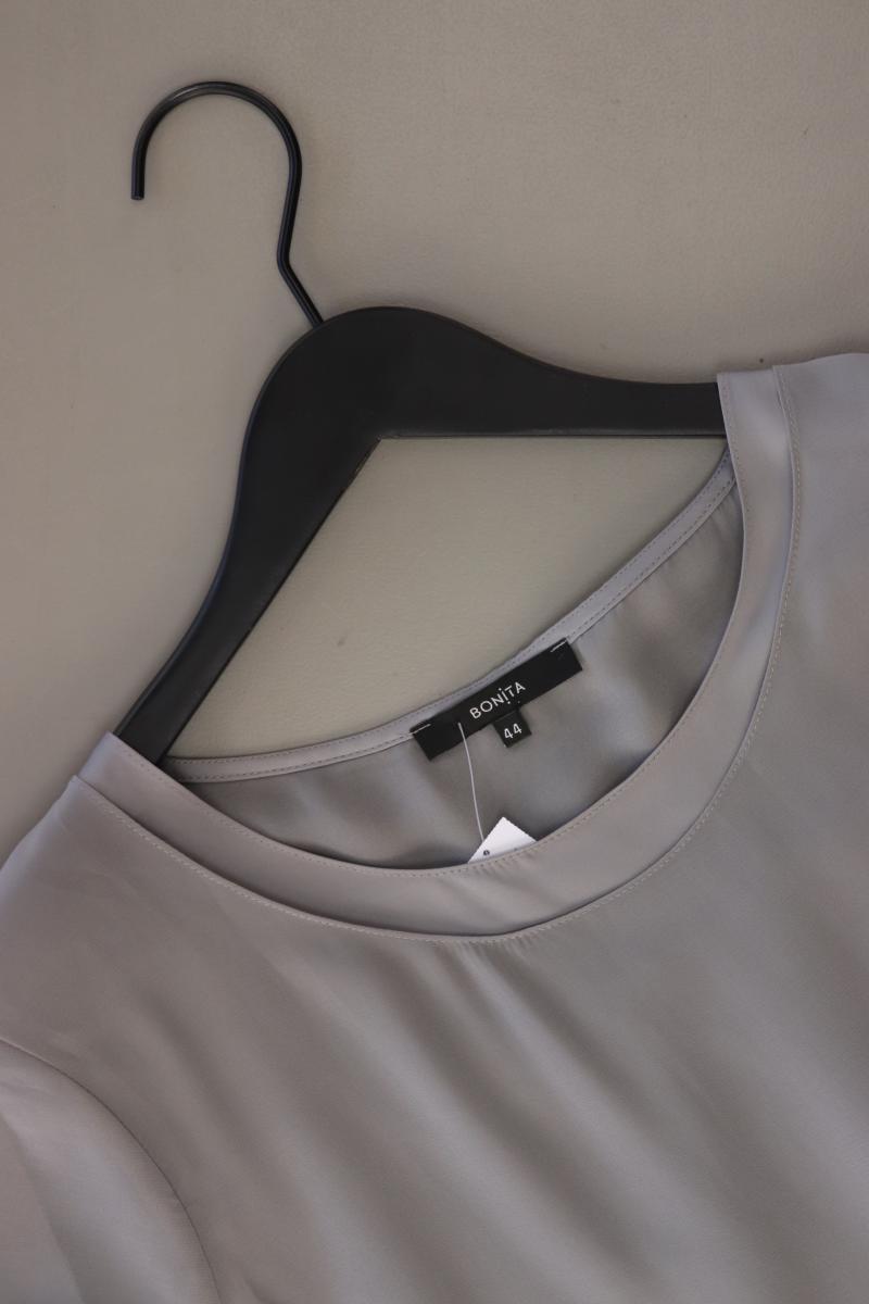 Bonita Kurzarmbluse Gr. 44 neuwertig grau aus Polyester