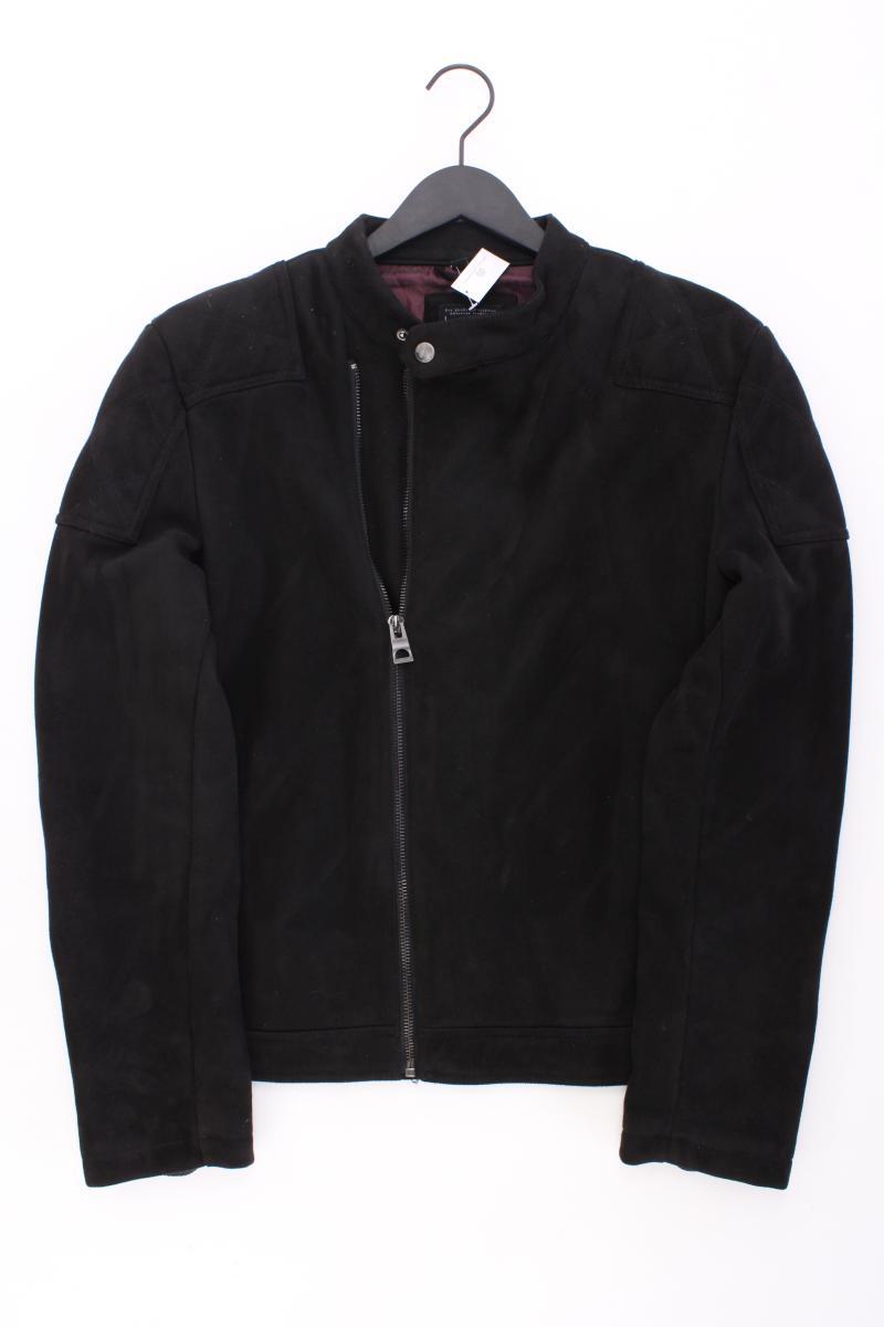 Guess Übergangsjacke für Herren Gr. M schwarz aus Polyurethan