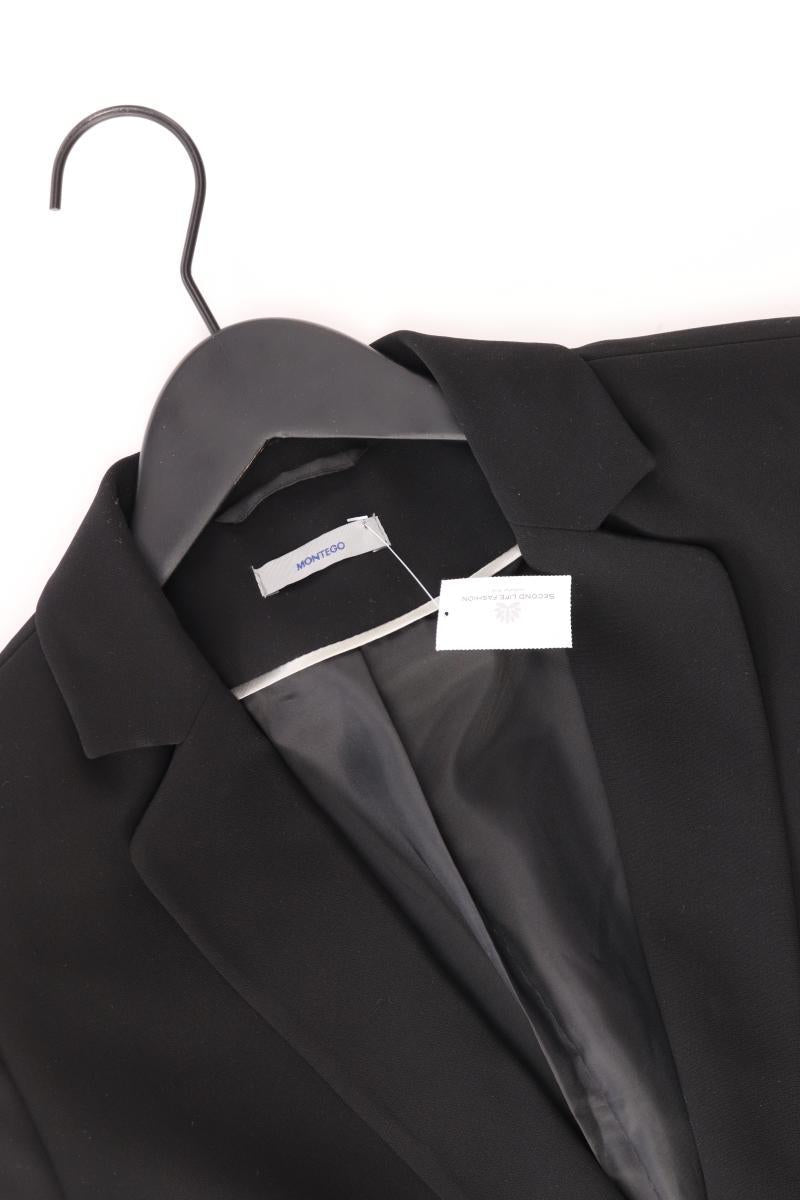 Montego Regular Blazer Gr. 42 schwarz aus Polyester