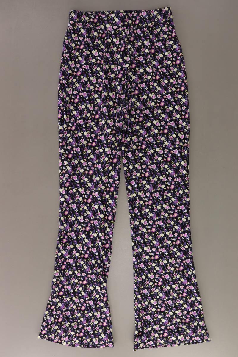 Pieces Hose Gr. S mit Blumenmuster lila