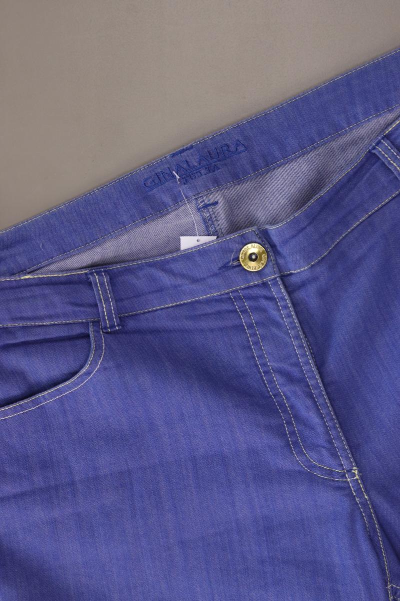 Gina Laura Regular Jeans Gr. 46 blau aus Baumwolle
