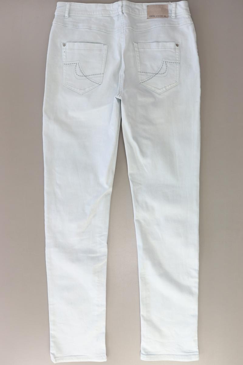 Cecil Straight Jeans Gr. W33 Modell Toronto blau aus Baumwolle