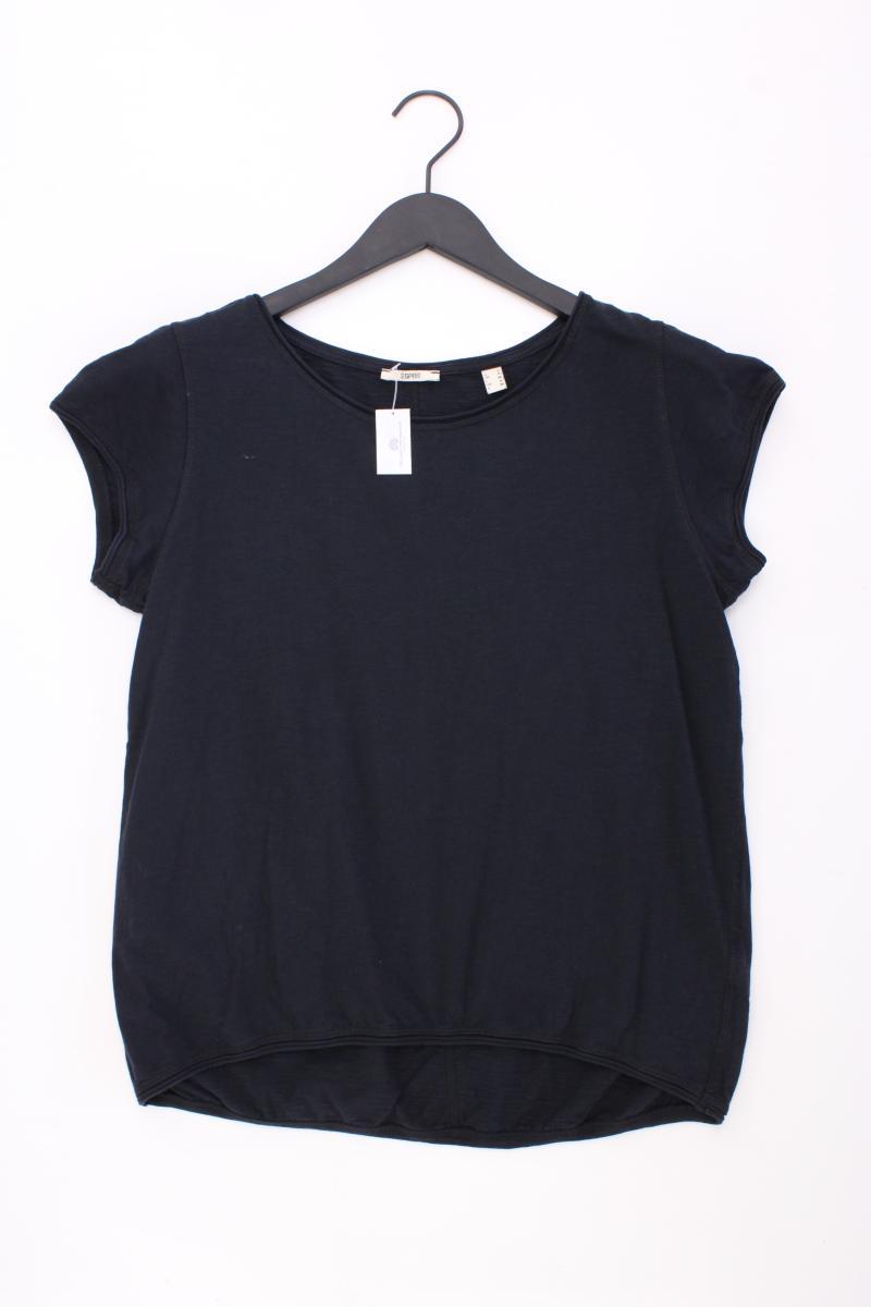 Esprit T-Shirt Gr. S Kurzarm blau aus Baumwolle