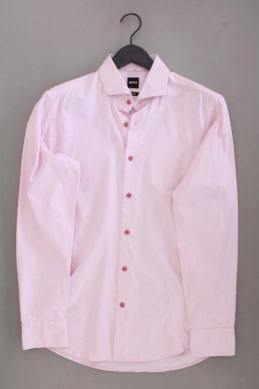 BOSS by Hugo Boss Langarmhemd für Herren Gr. Hemdgröße 40 rosa