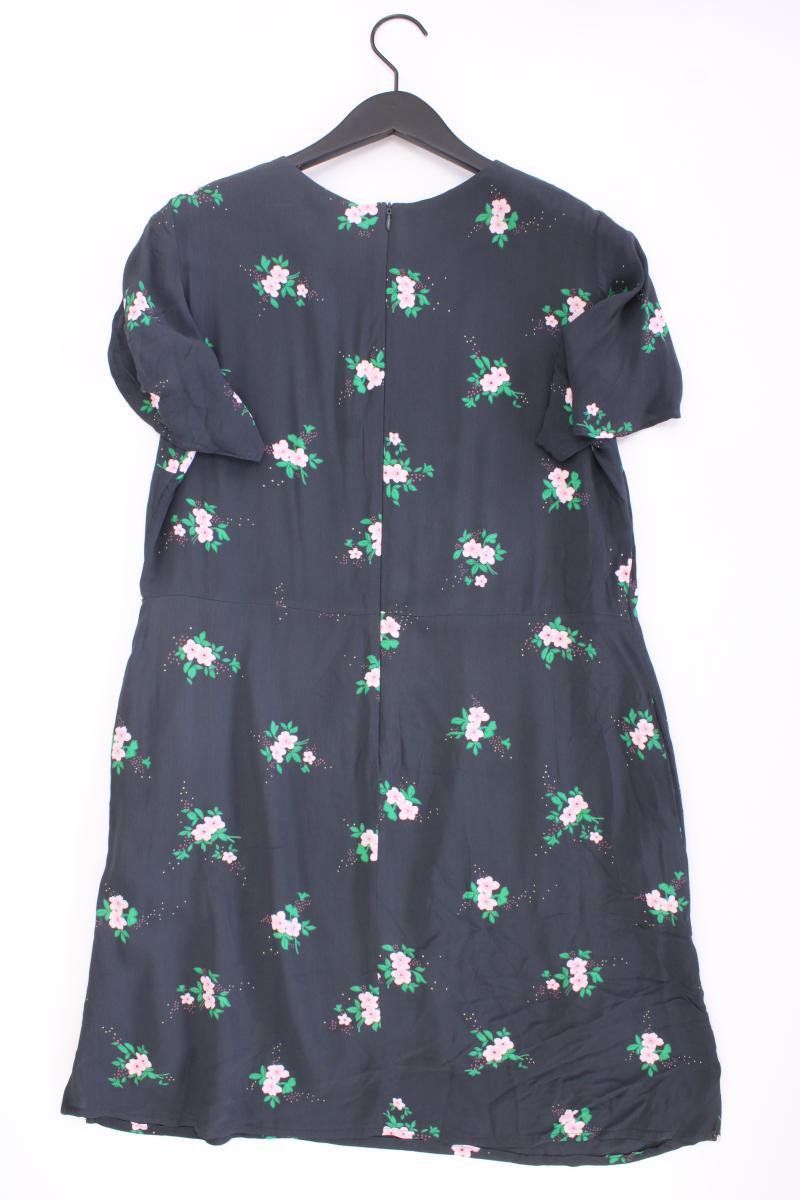 Marc O'Polo Kurzarmkleid Gr. 40 mit Blumenmuster grau