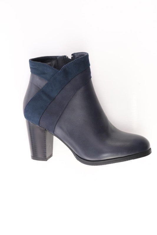 City Line Stiefeletten Gr. 36 neuwertig blau aus Kunstleder