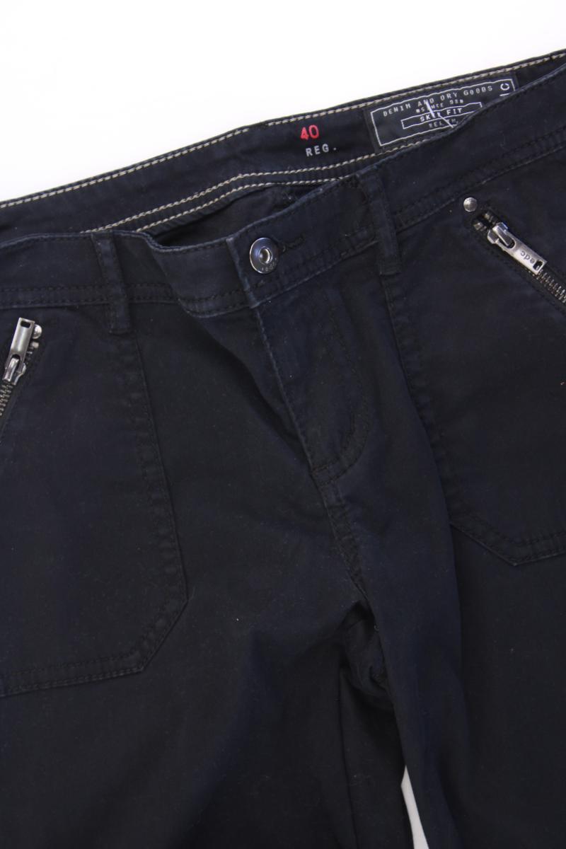 edc by Esprit Hose Gr. 40 schwarz aus Baumwolle