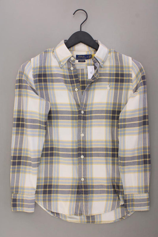 Polo by Ralph Lauren Karohemd für Herren Gr. S kariert Langarm creme