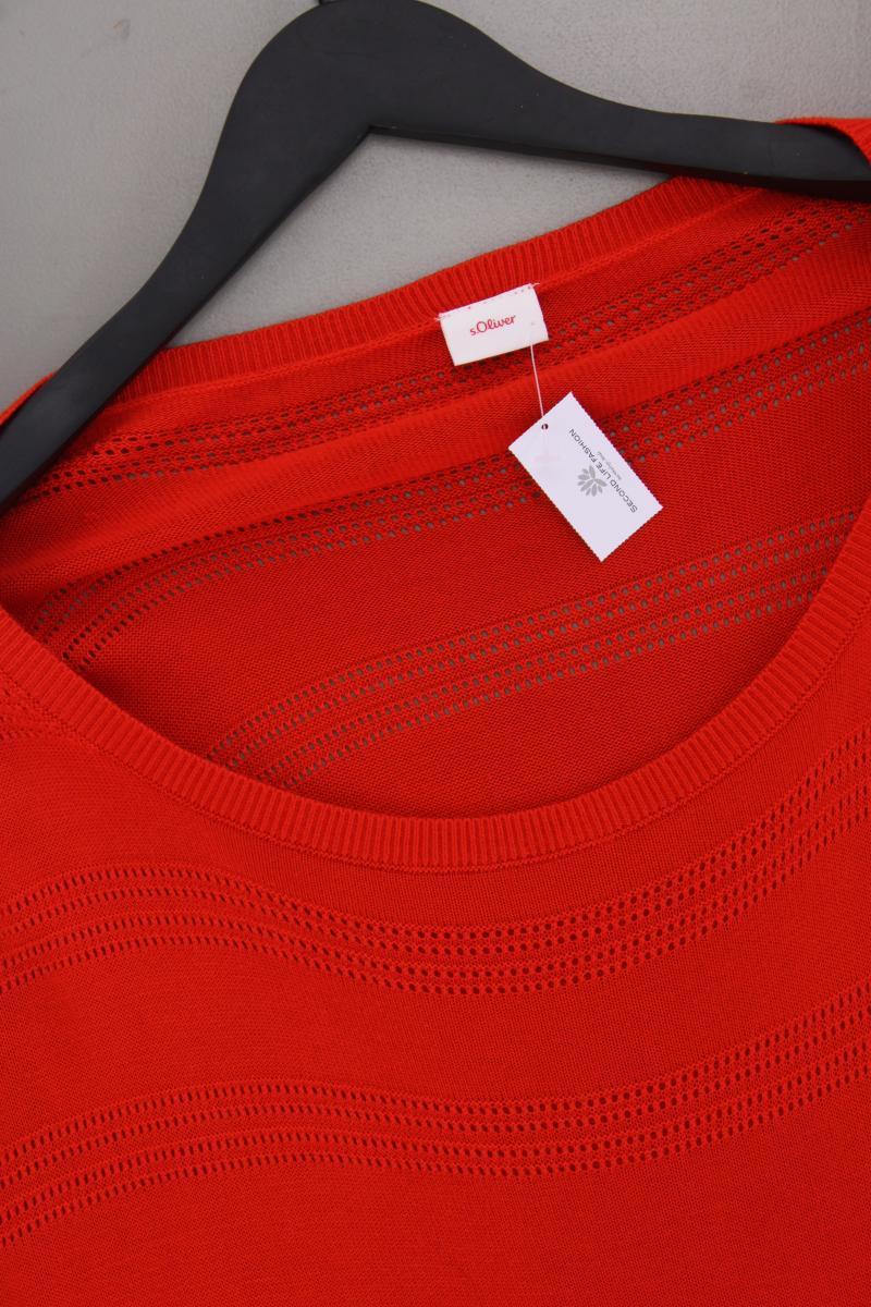 s.Oliver Poncho Gr. OneSize neuwertig orange aus Viskose