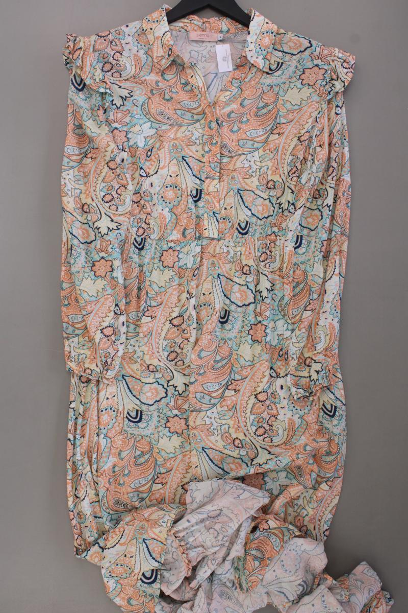 Sienna Langarmkleid Gr. 40 mit Paisleymuster mehrfarbig aus Viskose