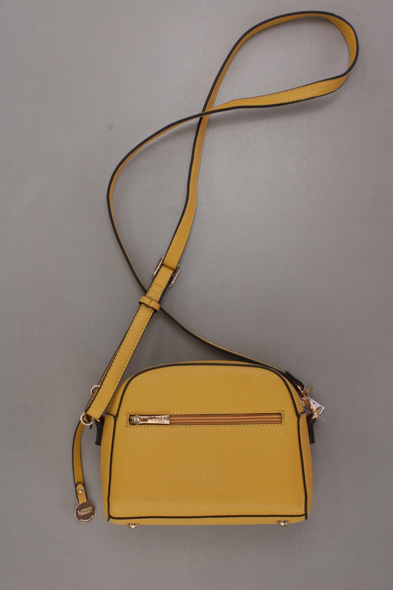 L. Credi Umhängetasche neuwertig gelb aus Kunstleder