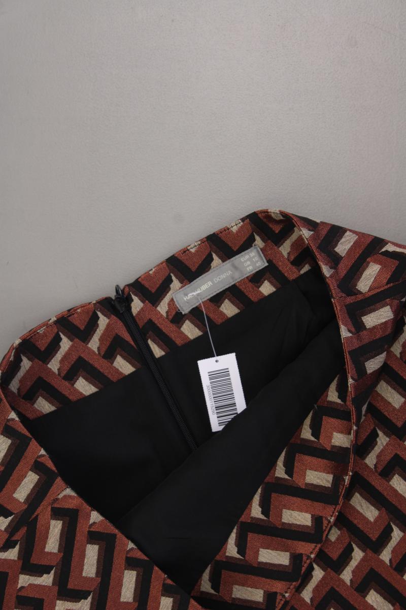 Hallhuber Donna Rock Gr. 38 geometrisches Muster braun aus Polyester