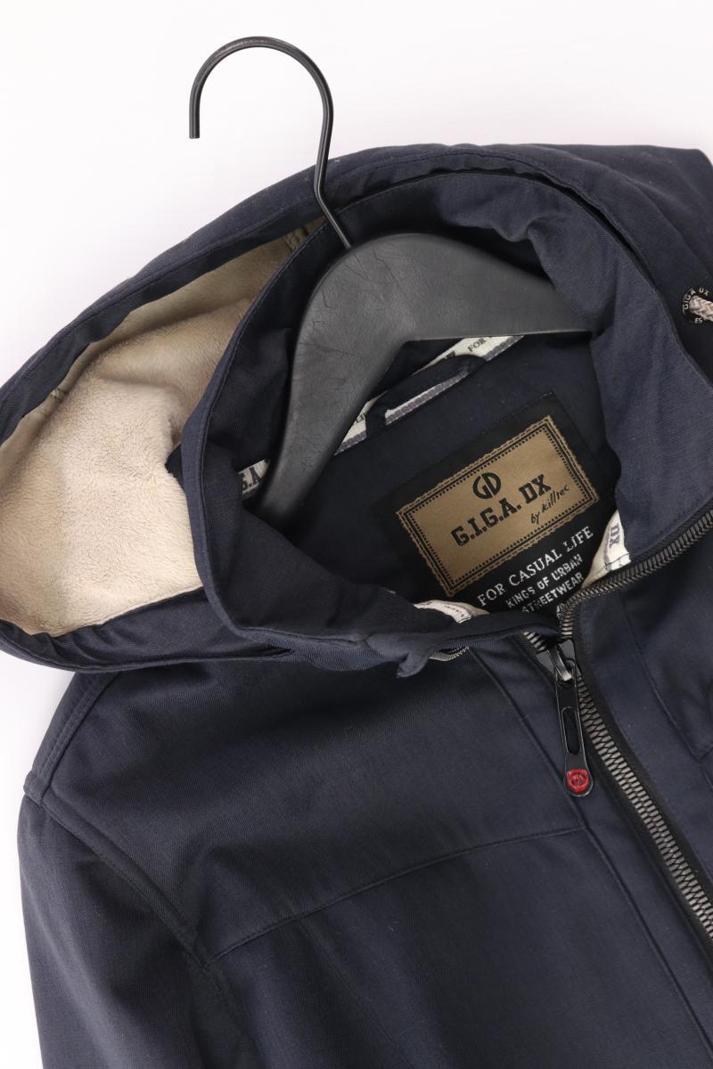 GIGA DX Kapuzenjacke Gr. 40 blau aus Polyester