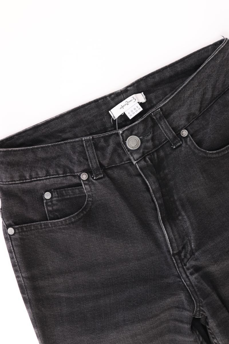 1.2.3 Paris Straight Jeans Gr. 34 schwarz aus Baumwolle