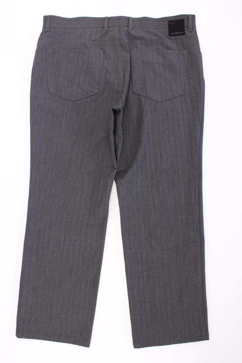 Alberto Hose für Herren Gr. Kurzgröße 26 grau aus Polyester