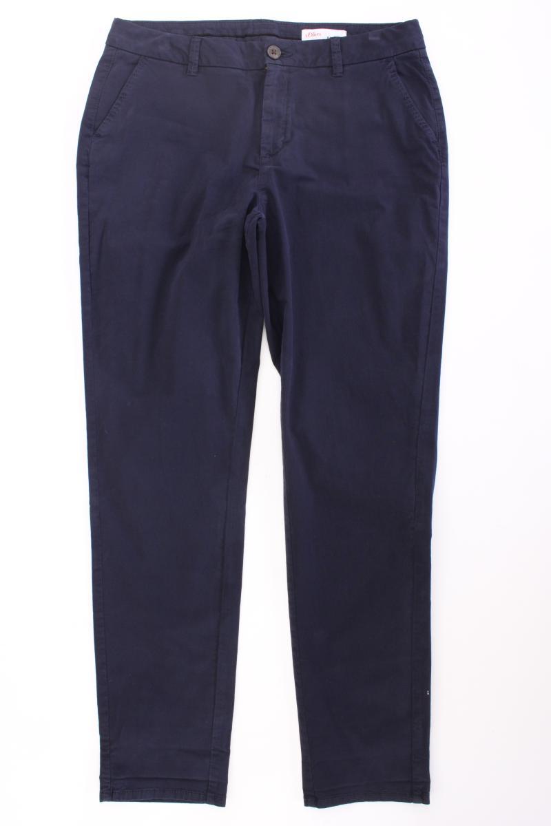 s.Oliver Chinohose Gr. 42/L32 blau aus Baumwolle