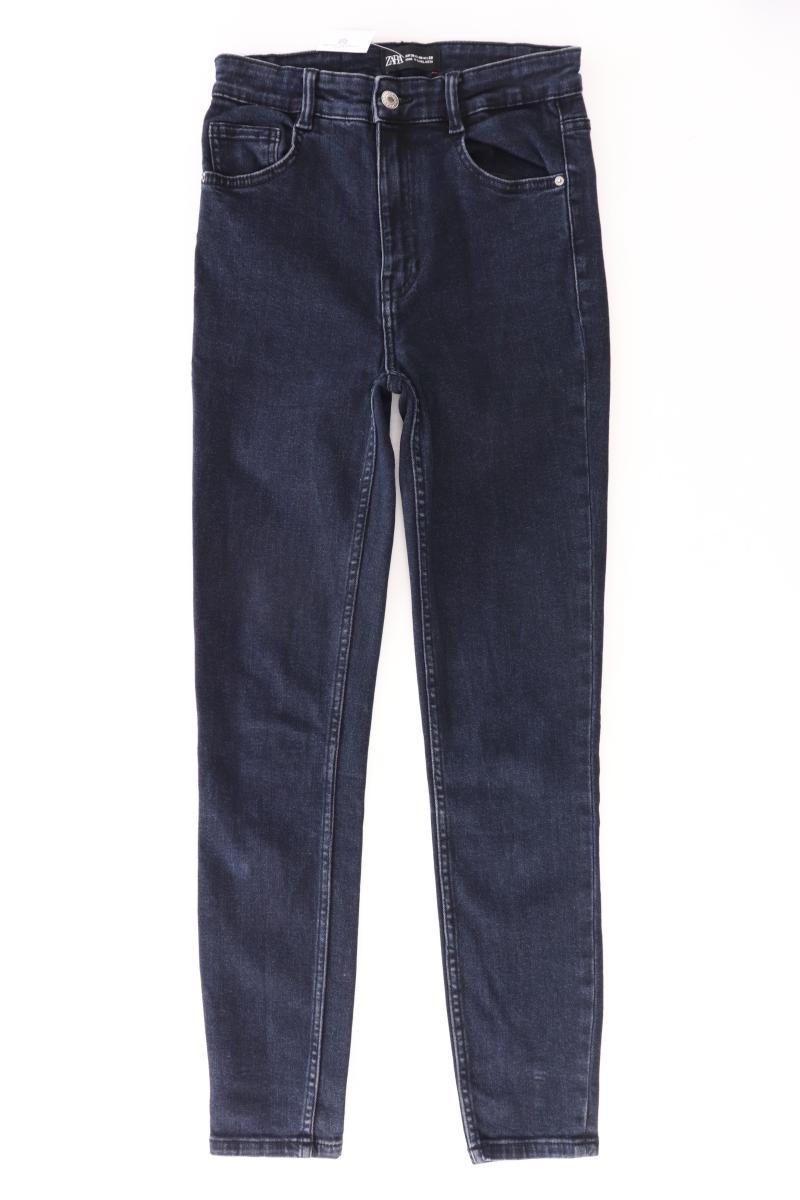 Zara Skinny Jeans Gr. 38 blau aus Baumwolle