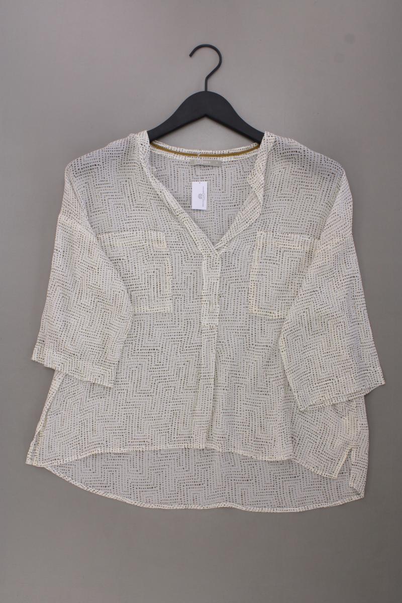 Nile Collection Oversize-Bluse Gr. S 3/4 Ärmel creme aus Viskose