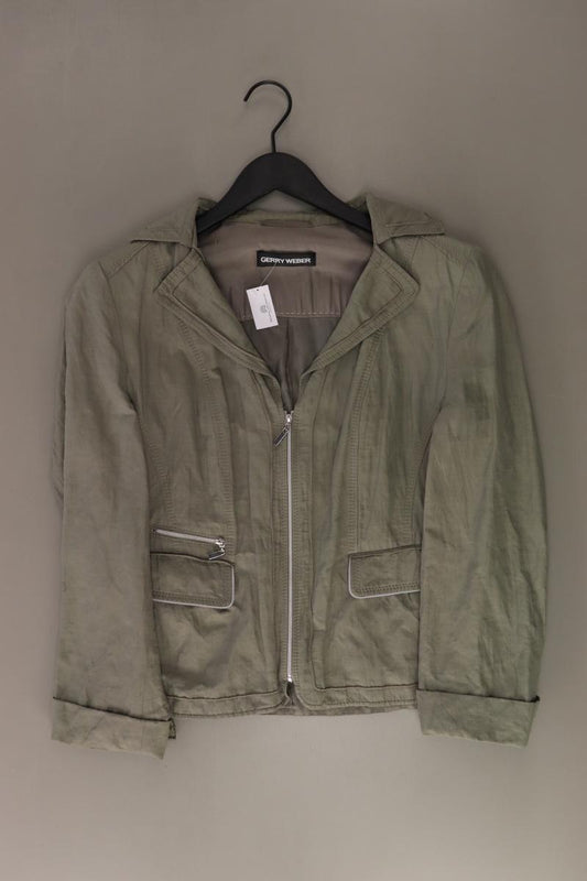 Gerry Weber Übergangsjacke Gr. 42 olivgrün