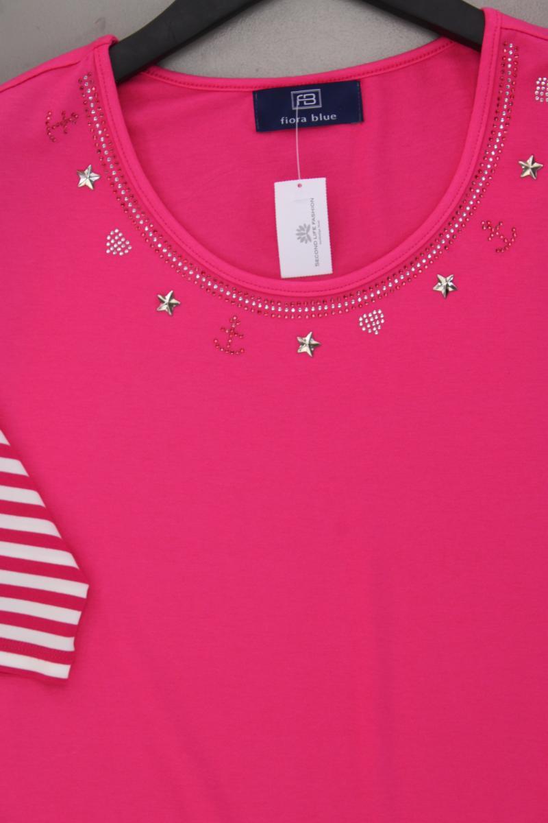 fiora blue T-Shirt Gr. 40 neuwertig Kurzarm pink aus Viskose