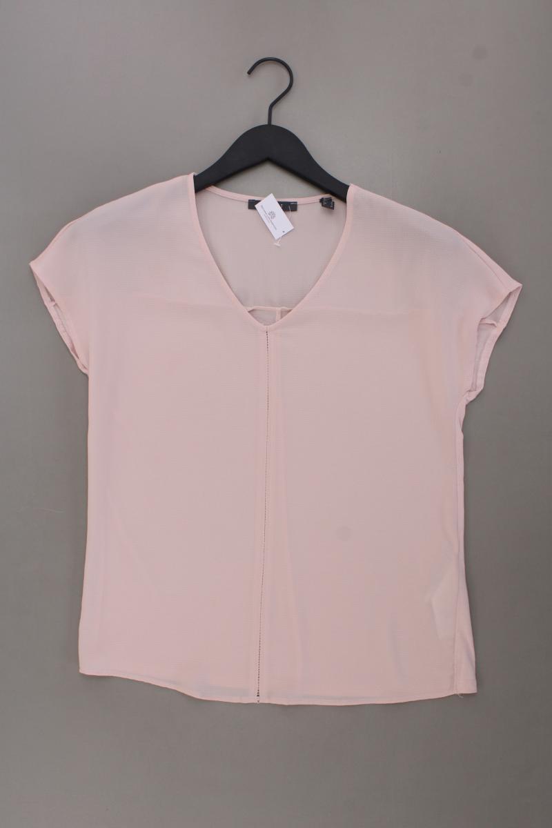Esprit Kurzarmbluse Gr. S rosa aus Polyester