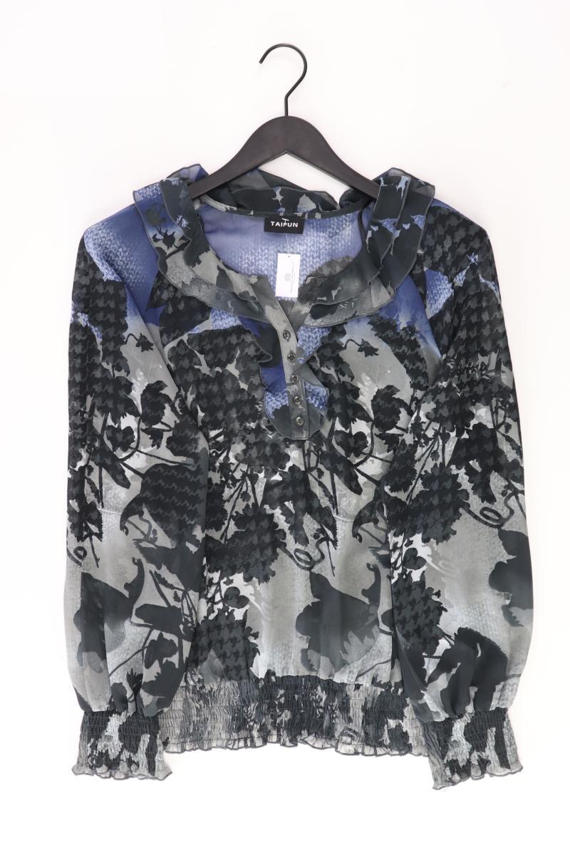 Taifun Langarmbluse Gr. 42 grau aus Polyester