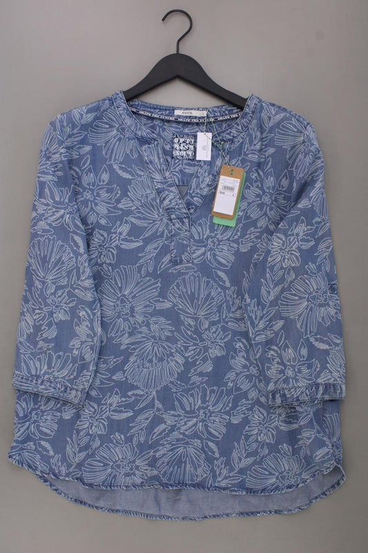 Cecil Oversize-Bluse Gr. L neu mit Etikett 3/4 Ärmel blau aus Lyocell