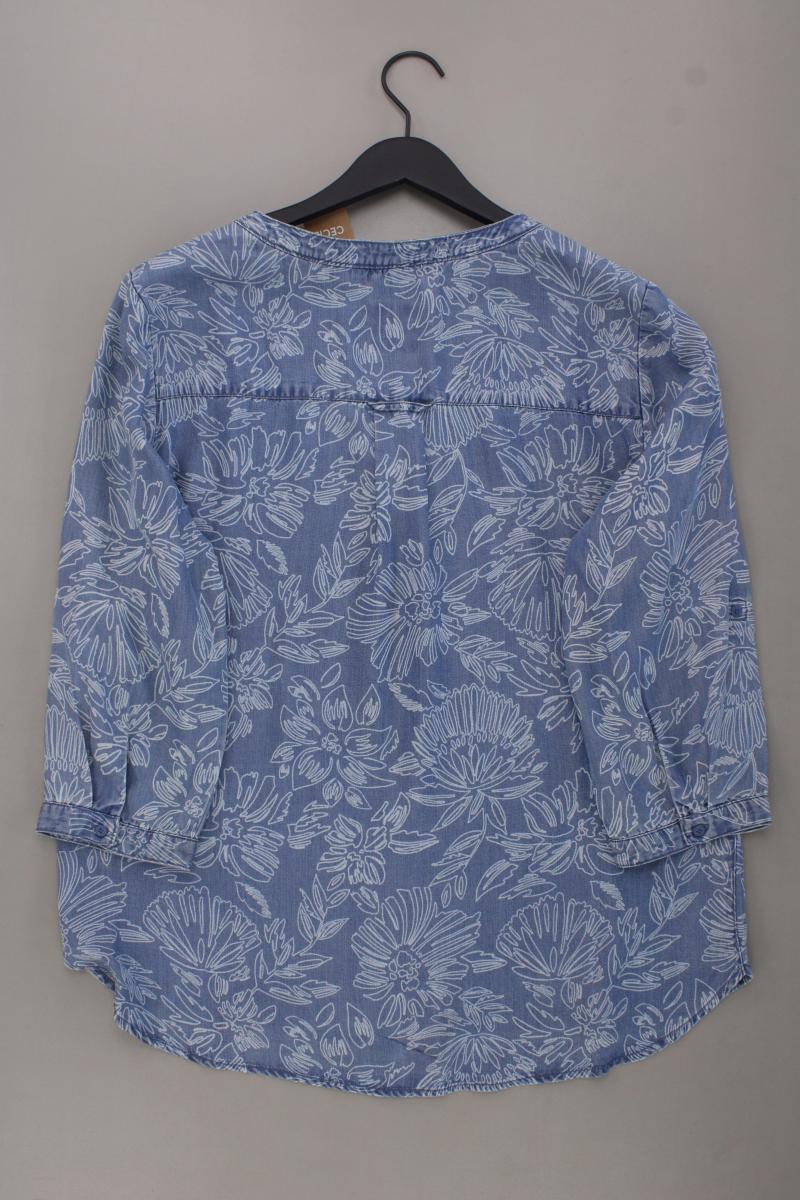 Cecil Oversize-Bluse Gr. L neu mit Etikett 3/4 Ärmel blau aus Lyocell