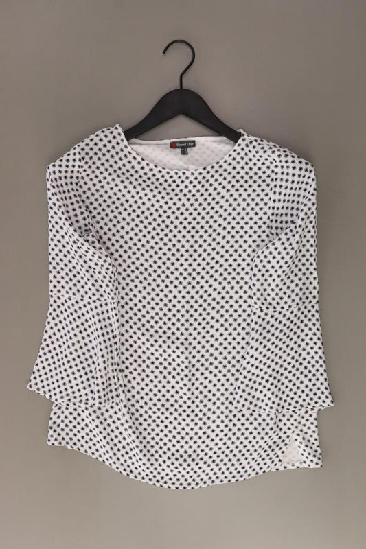 Street One Regular Bluse Gr. 36 3/4 Ärmel weiß