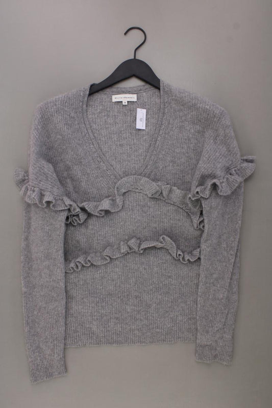 White + Warren Cashmerepullover Gr. M neuwertig grau aus Kaschmir