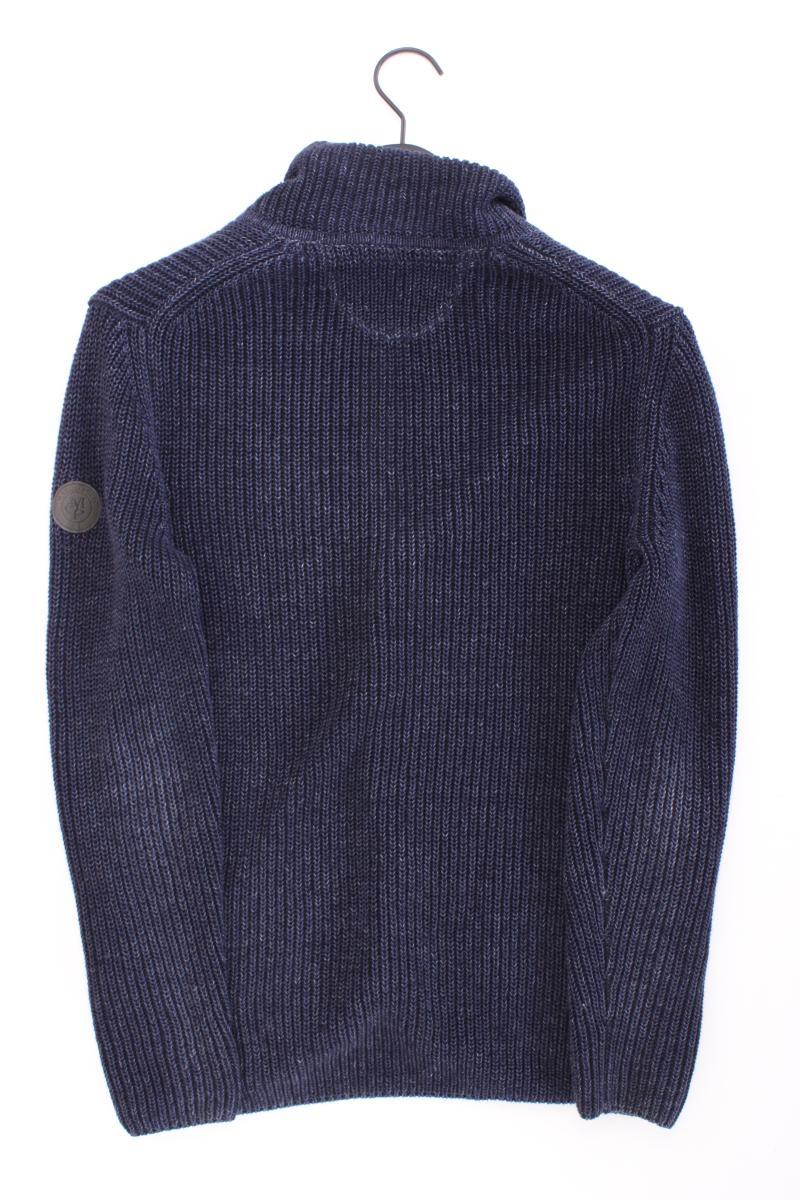 Marc O'Polo Strickjacke für Herren Gr. S neuwertig Langarm blau aus Leinen