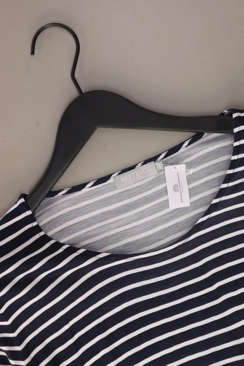 Betty & Co. Ringelshirt Gr. 44 gestreift Langarm blau aus Viskose