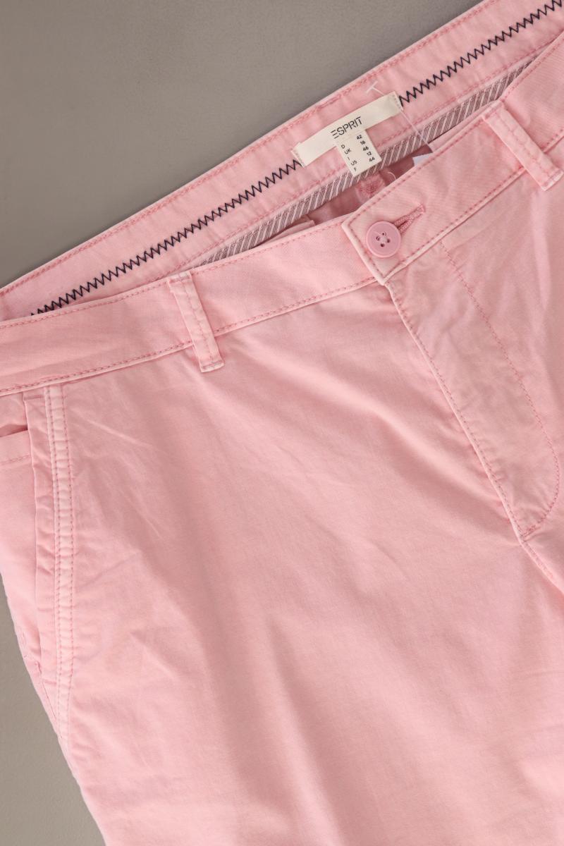 Esprit Chinohose Gr. 42 rosa aus Baumwolle