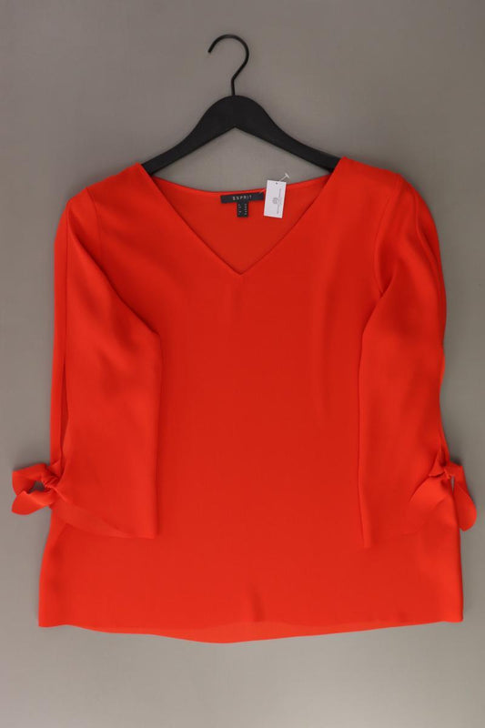 Esprit Regular Bluse Gr. 42 3/4 Ärmel rot aus Polyester