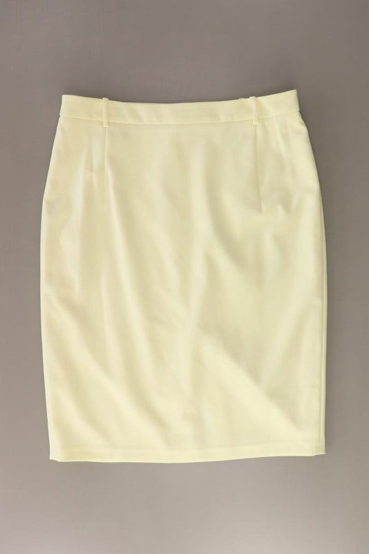 Esprit Bleistiftrock Gr. 44 gelb aus Polyester