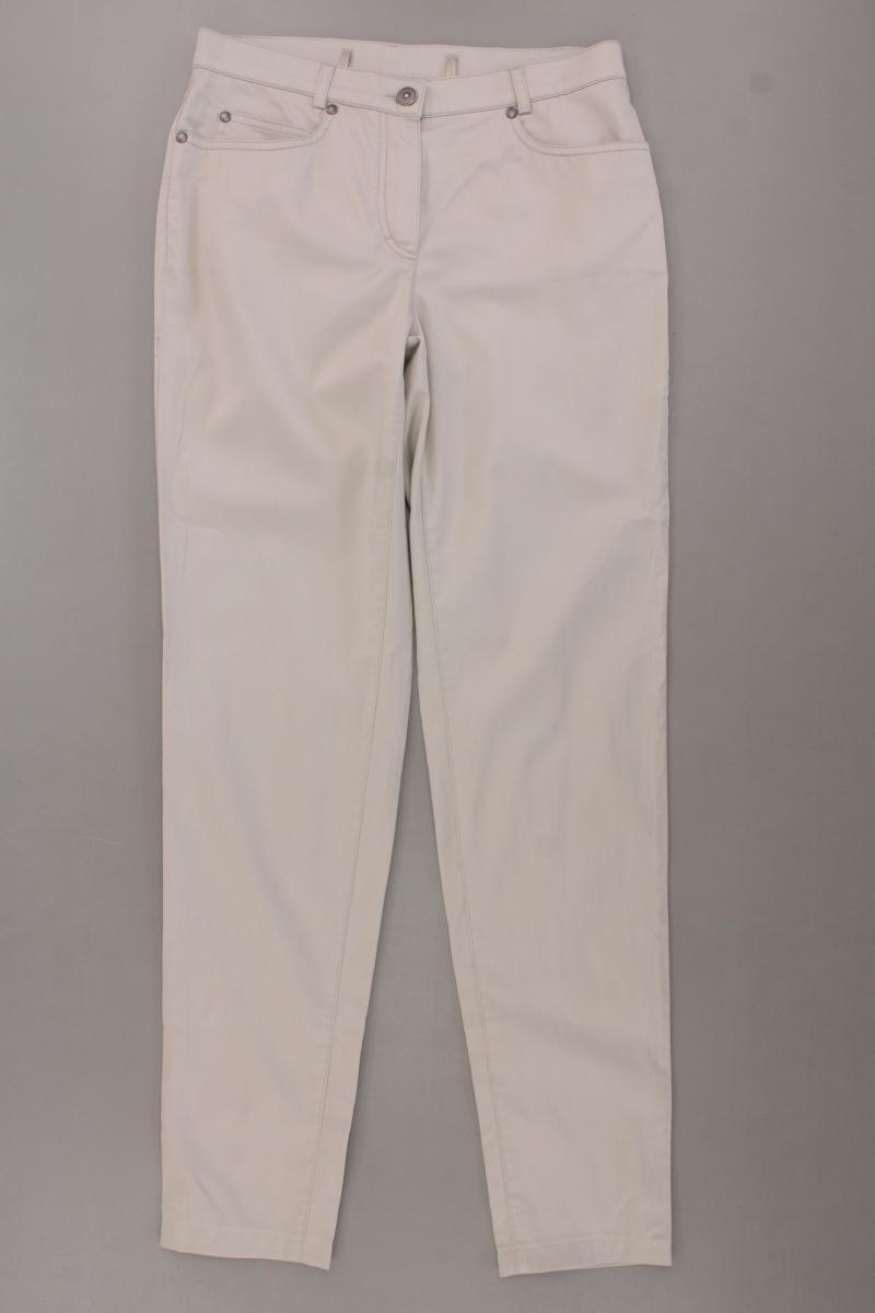 Madeleine Five-Pocket-Hose Gr. 36 creme aus Baumwolle