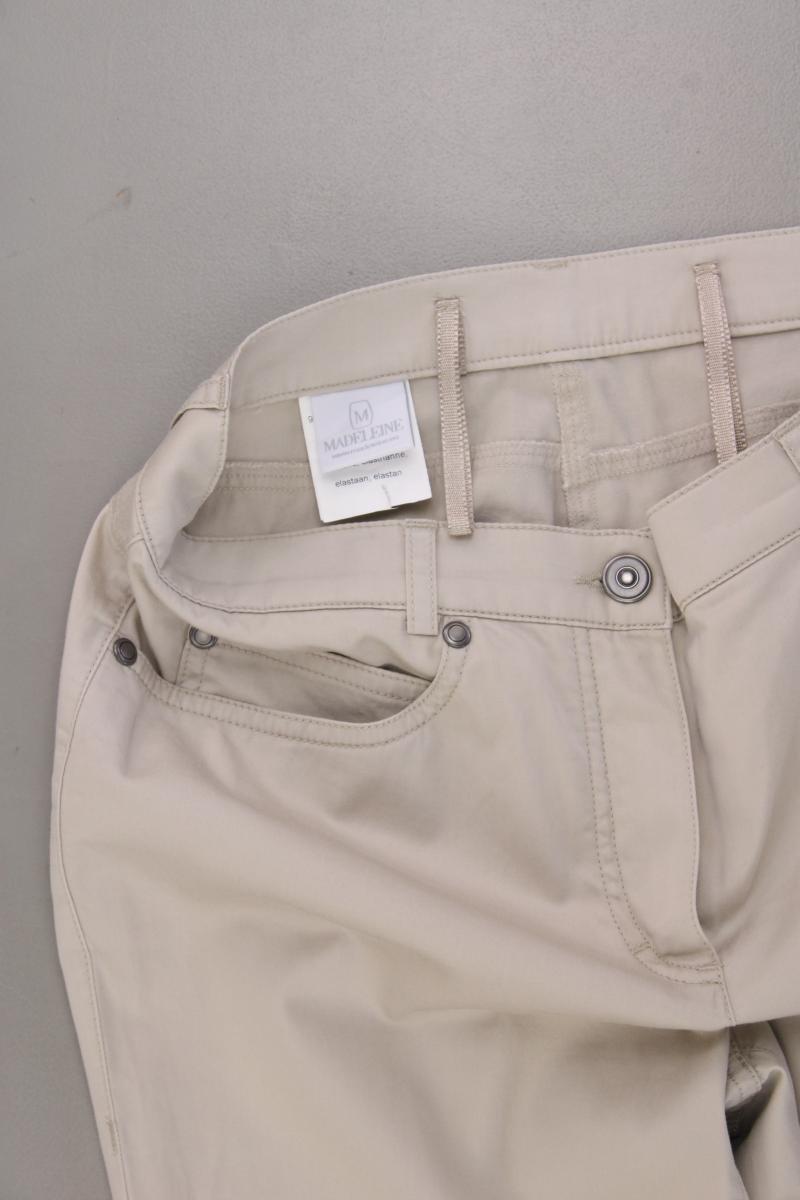 Madeleine Five-Pocket-Hose Gr. 36 creme aus Baumwolle