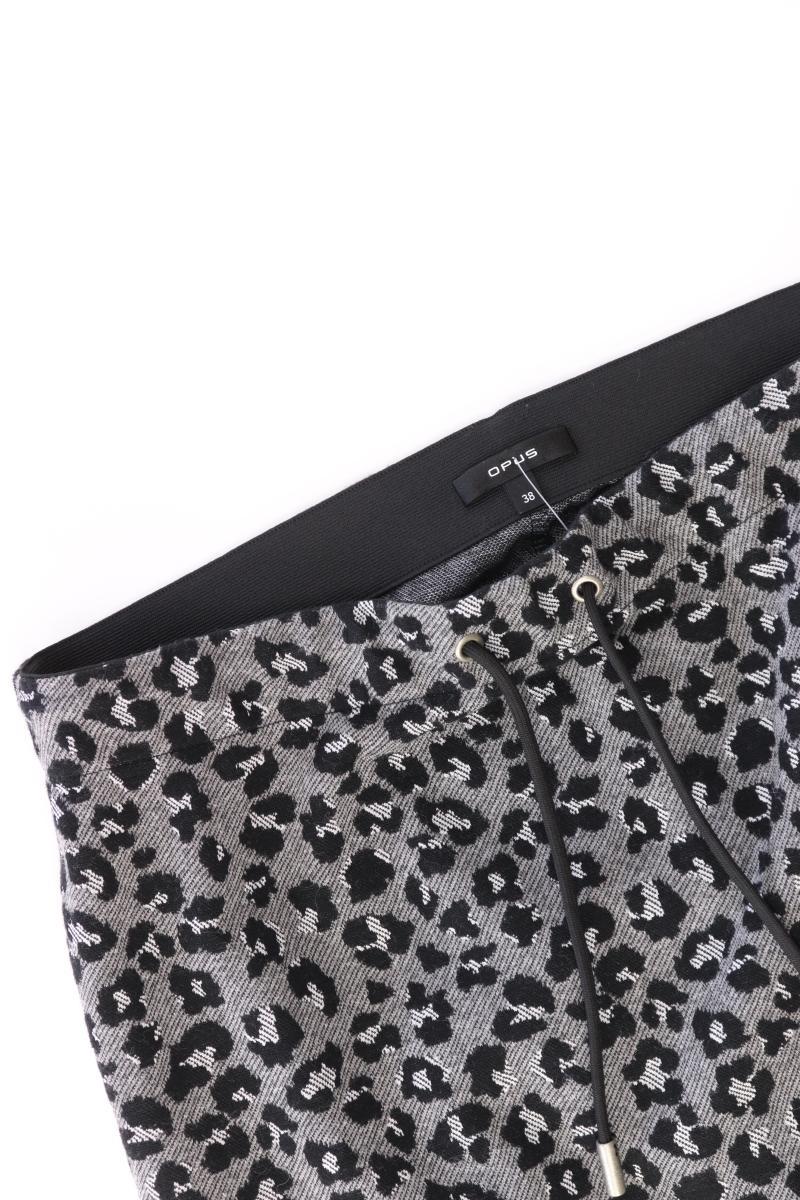 Opus Rosalyn Leo Rock Gr. 38 mit Tierdruck grau aus Baumwolle
