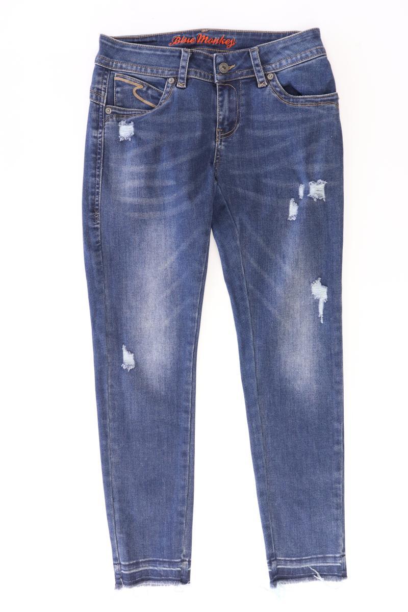Blue Monkey Skinny Jeans Gr. W27 blau aus Baumwolle