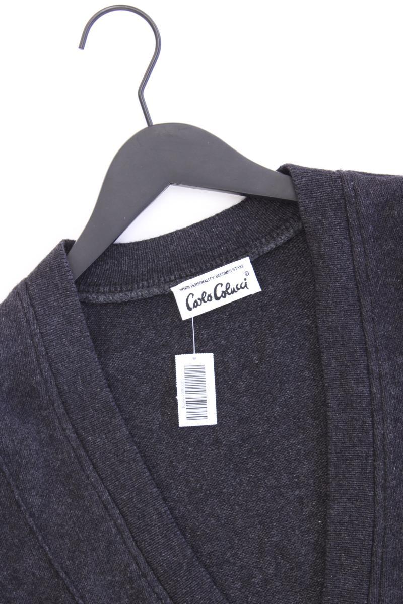 Carlo Colucci Wollpullover für Herren Gr. 54 grau
