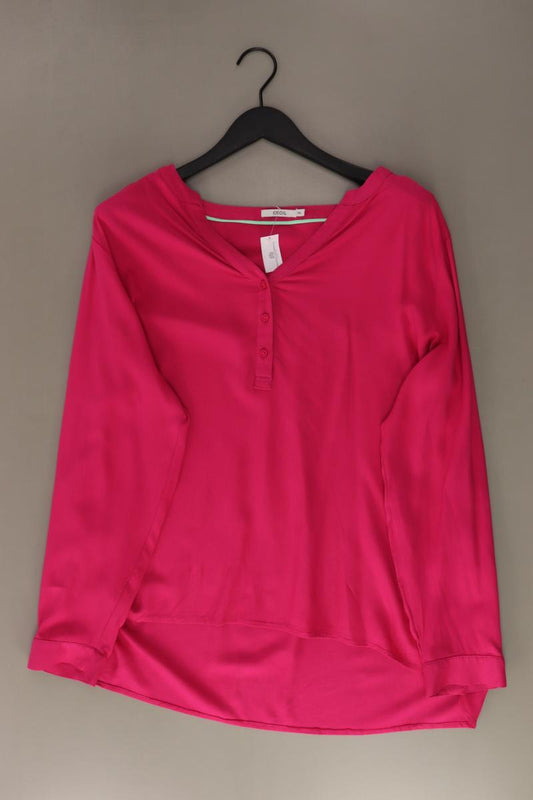 Cecil Langarmbluse Gr. XL pink aus Viskose