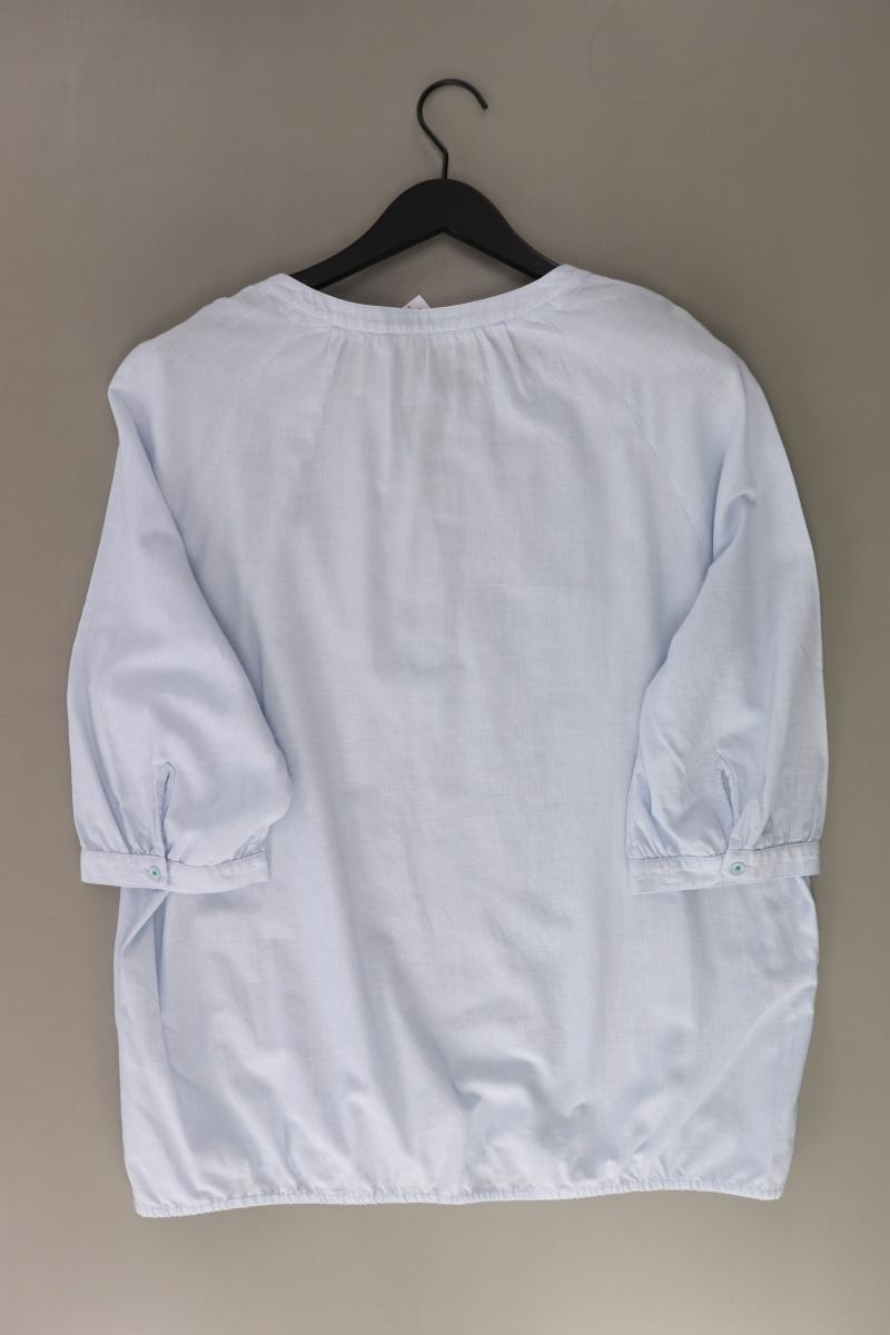 Cecil Regular Bluse Gr. XL 3/4 Ärmel blau aus Baumwolle