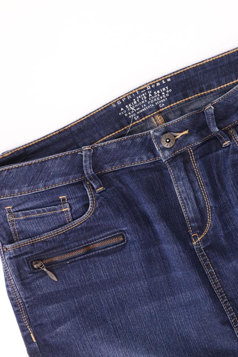 Esprit Jeansrock Gr. W28 blau aus Baumwolle