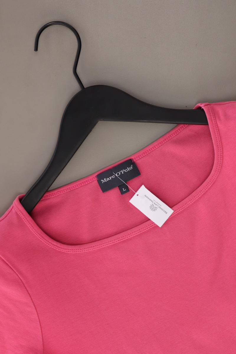 Marc O'Polo T-Shirt Gr. L Kurzarm rosa aus Baumwolle