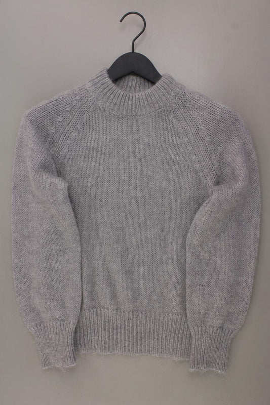 La Redoute Feinstrickpullover Gr. S neuwertig grau aus Mohair