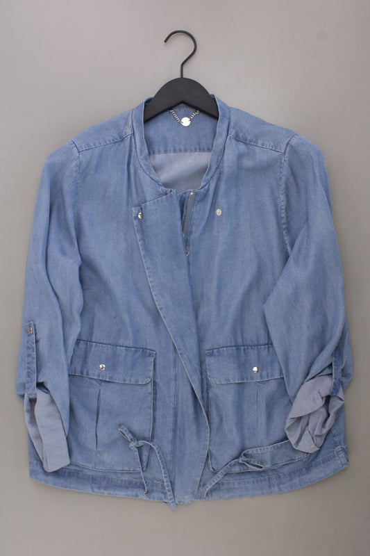 C'est Paris Blouson Jäckchen Gr. 38 blau aus Lyocell