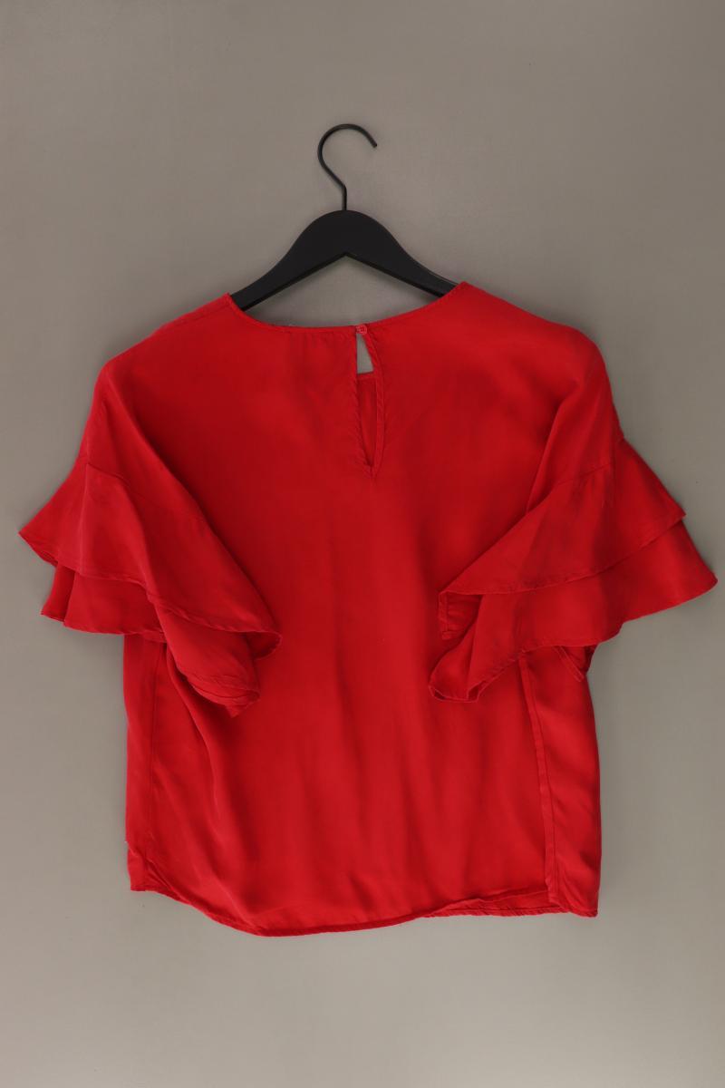 coster copenhagen Kurzarmbluse Gr. 36 rot aus Cupro