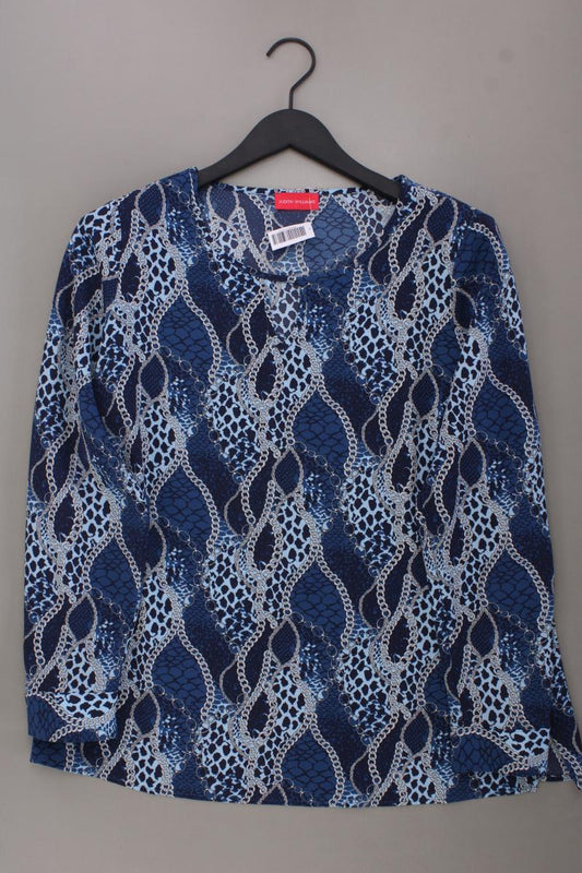 Judith Williams Langarmbluse Gr. 40 neuwertig blau aus Polyester